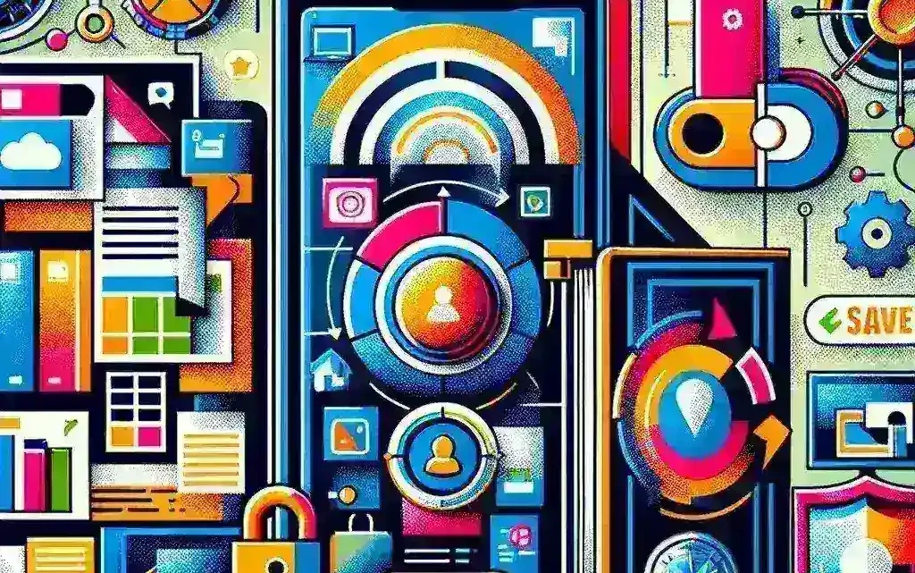 "Guía completa sobre cómo guardar contenido de Instagram utilizando SaveFrom.net, ilustración mostrando el proceso de descarga de imágenes y videos de Instagram."