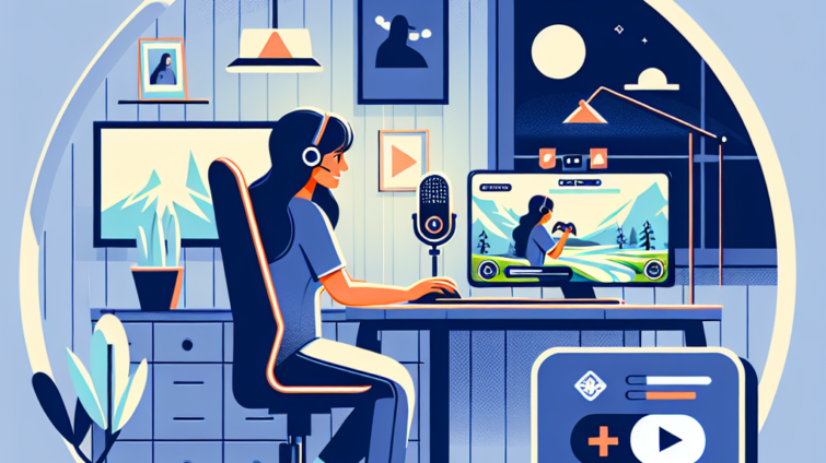 "Guía completa sobre cómo cambiar de juego durante una transmisión en Twitch, mostrando un streamer en acción en su computadora con varios juegos de fondo."
